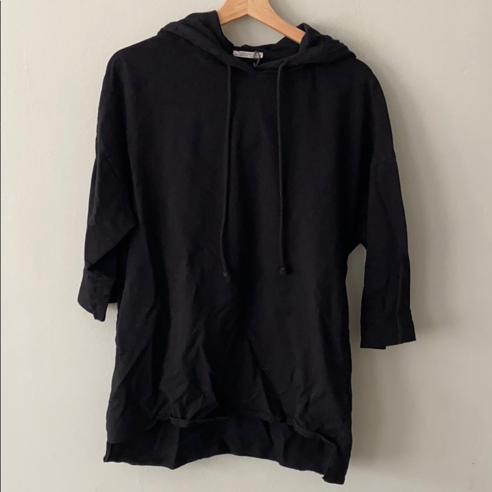 Zara Trafaluc Black Lightweight Hoodie Size S
